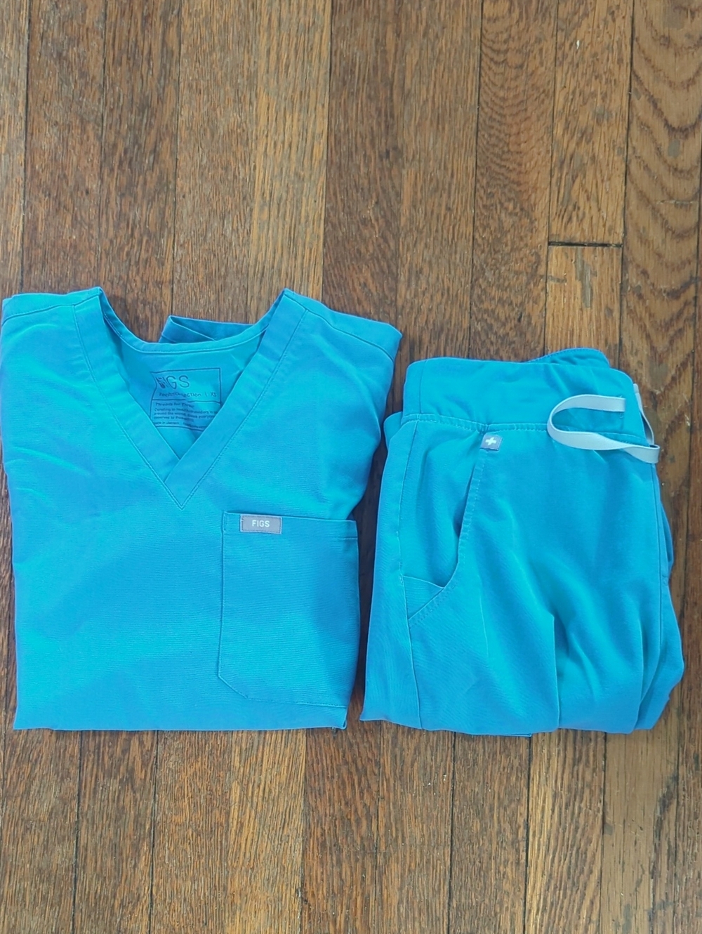 Figs Scrub Set Ceil Blue (XS/S Tall)